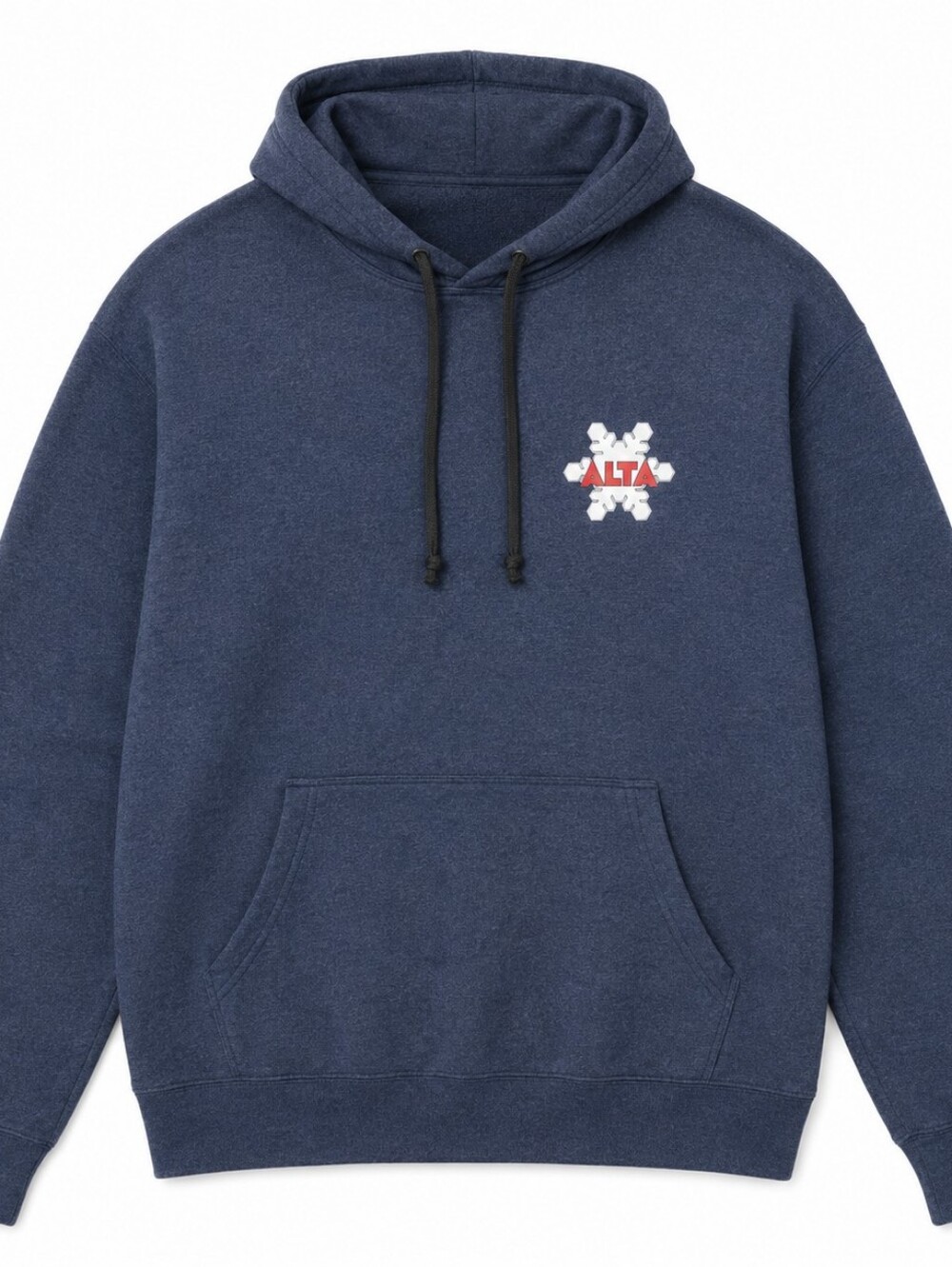 Alta Ski Area Utah Lone Rock 2XL Snowflake Pullover Hoodie